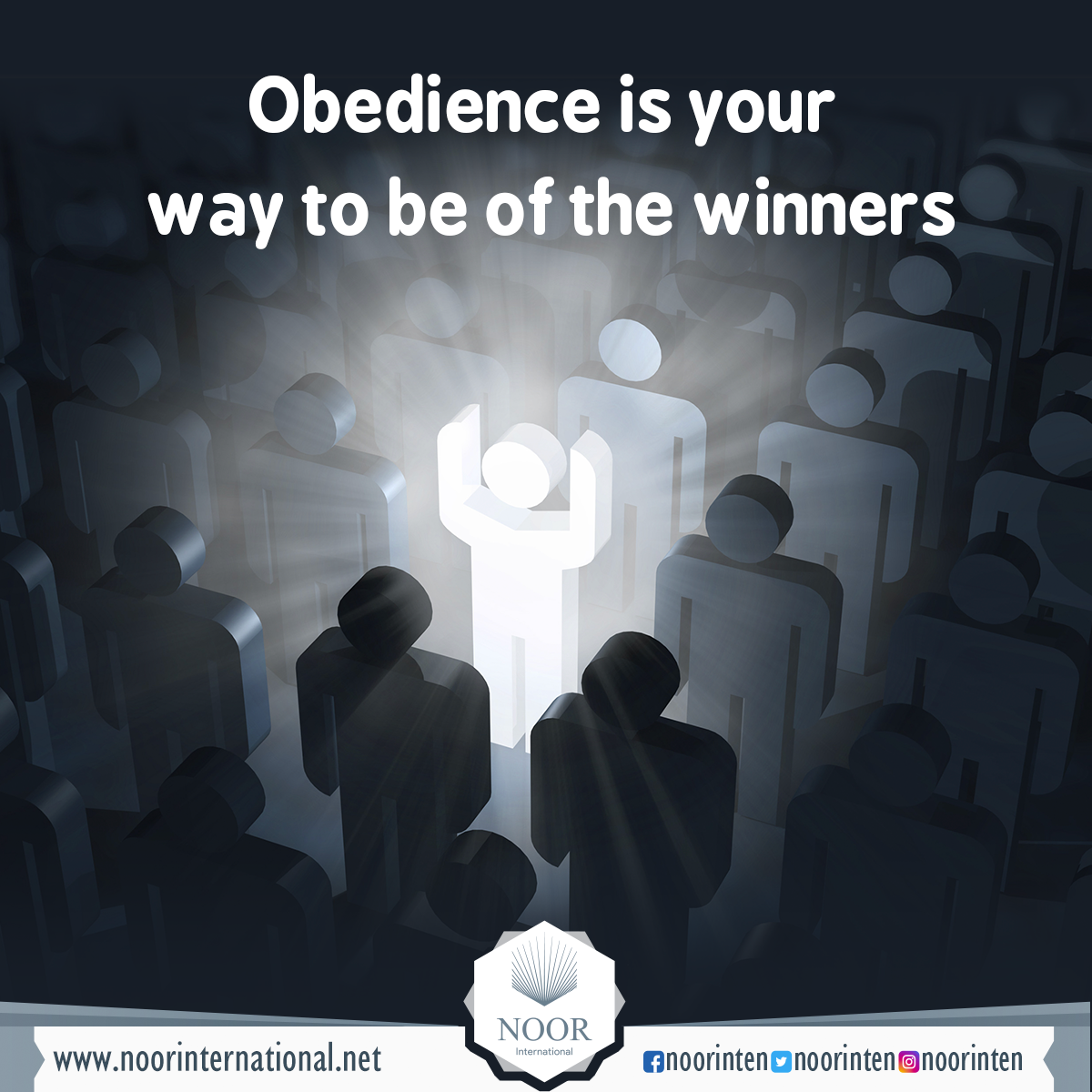 Obedience is your way to be of the winners