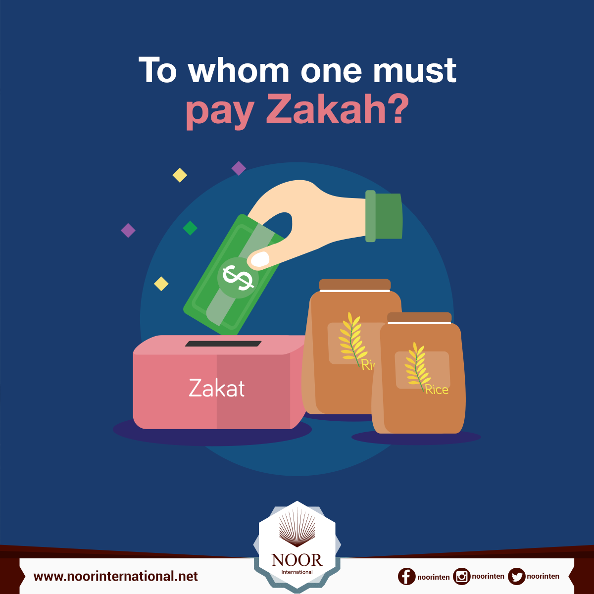 To whom one must pay Zakah?