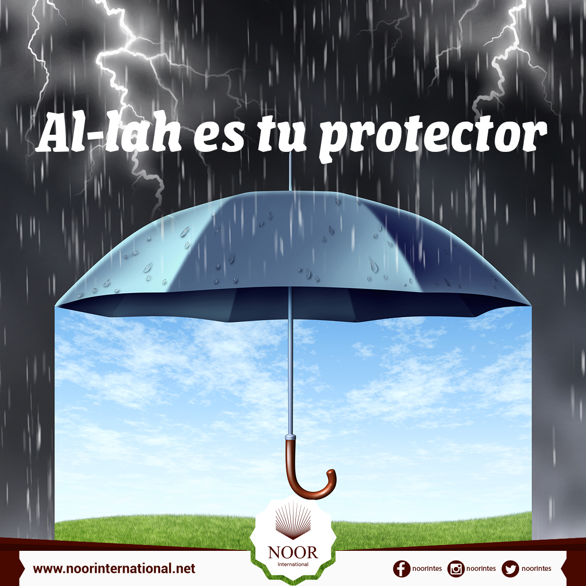 Al-lah es tu protector