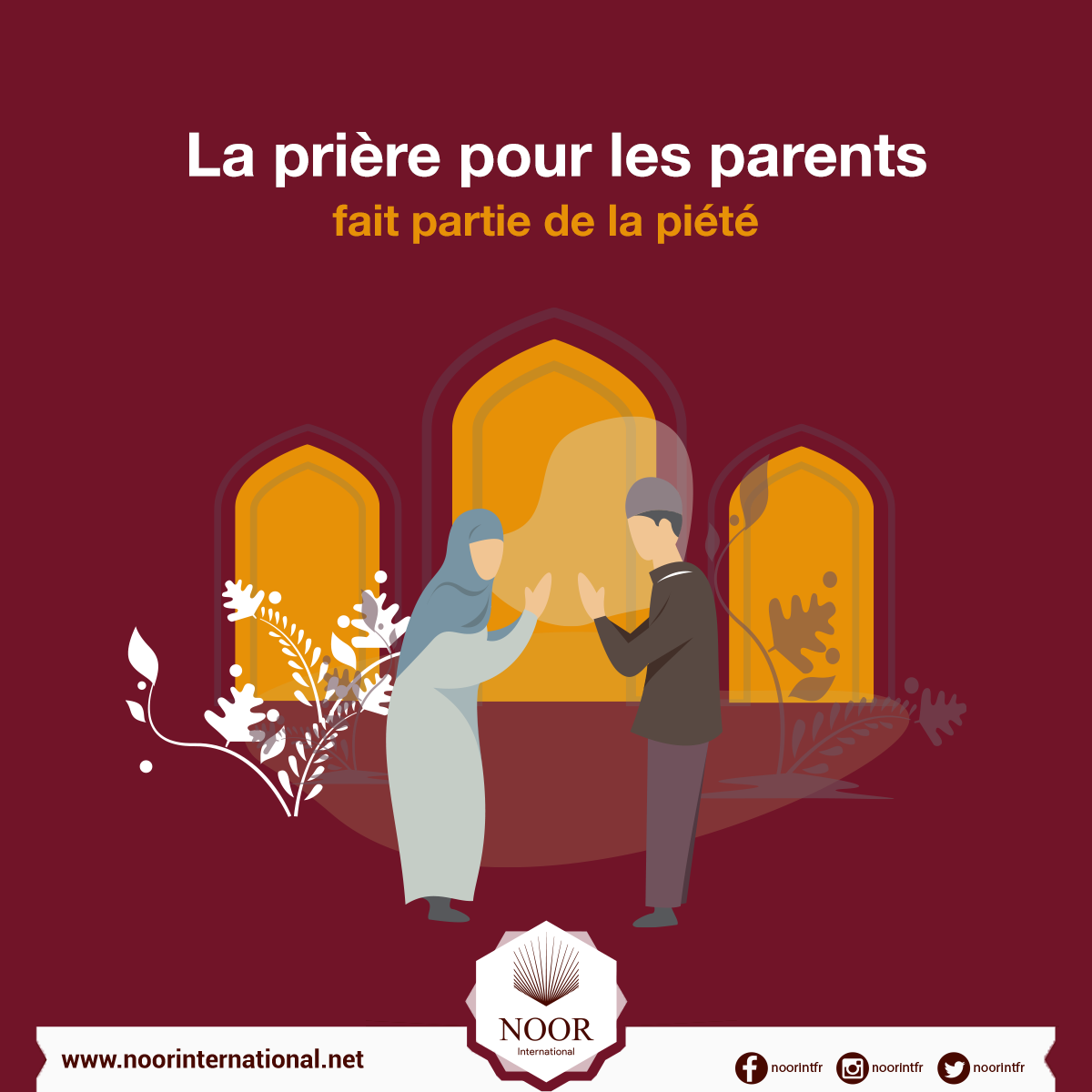 La prière pour les parents fait partie de la piété
