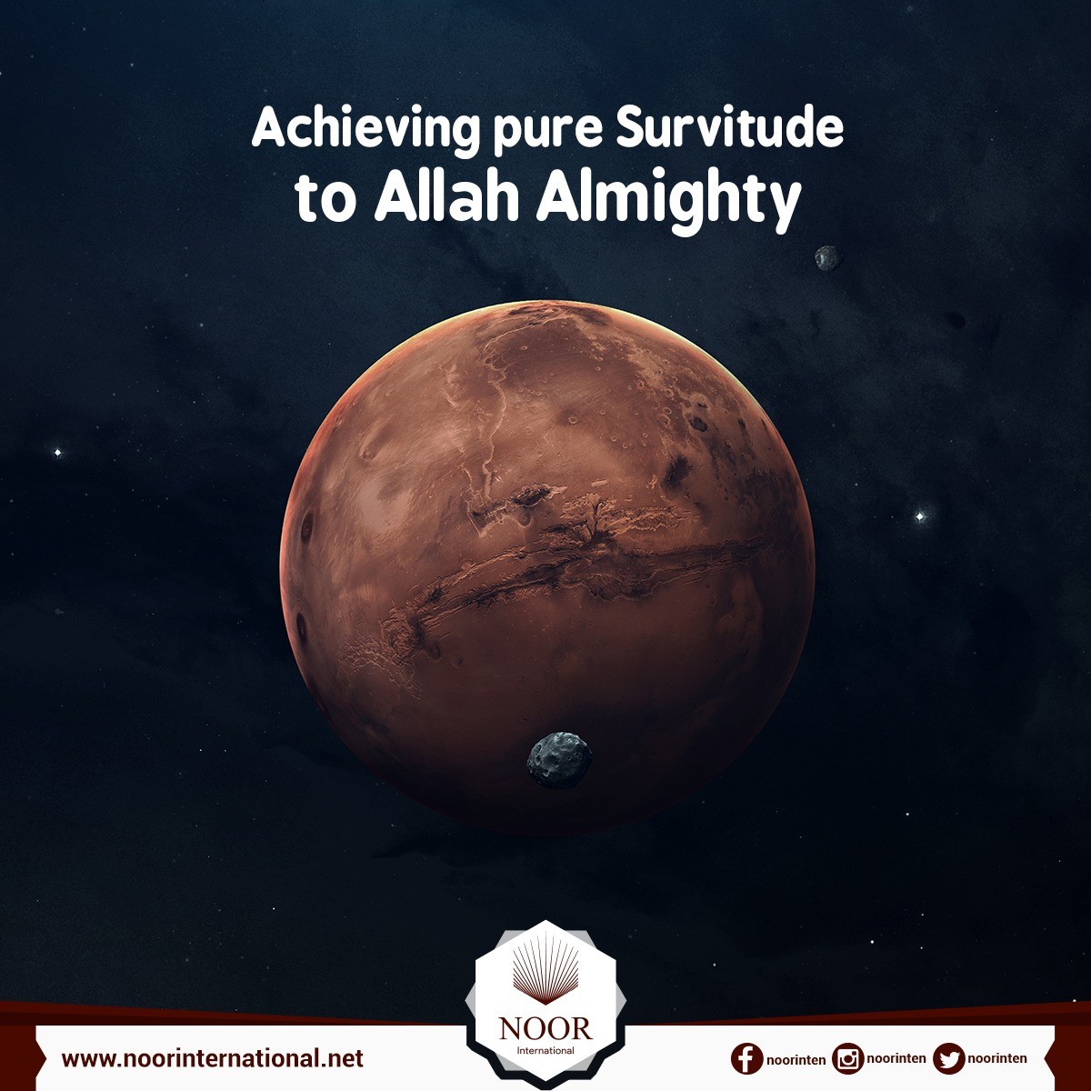 Achieving pure slavery to Allah Almighty