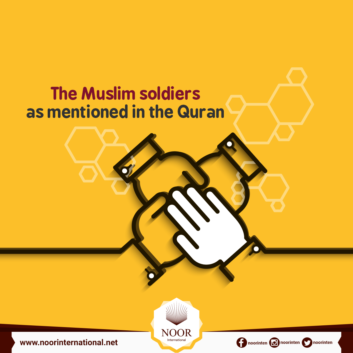 The Muslim soldiers as mentioned in the Quran