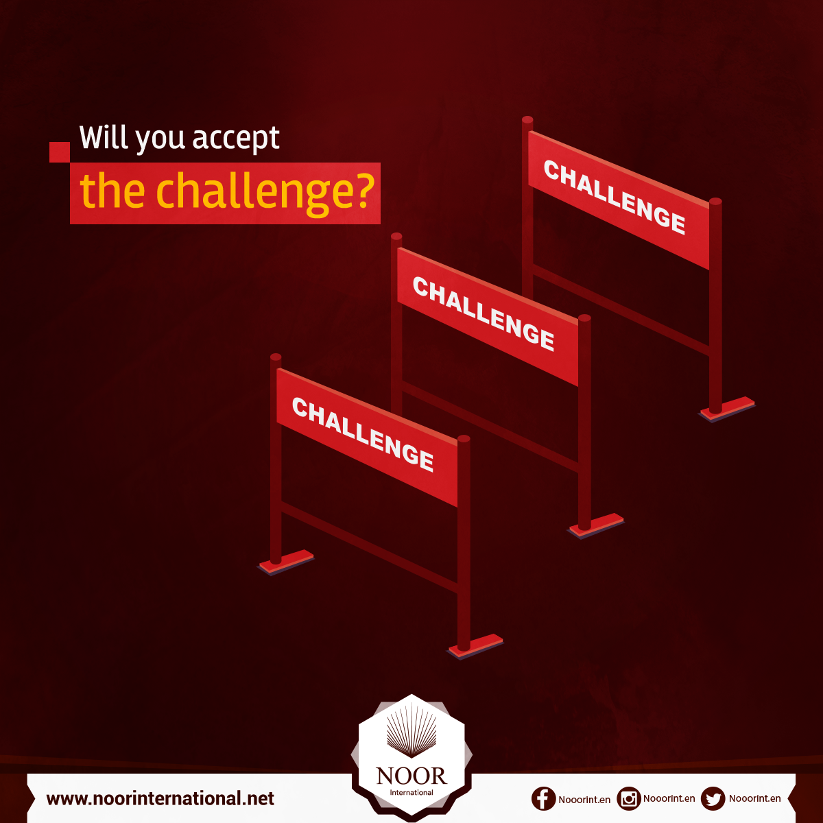 Will you accept the challenge?