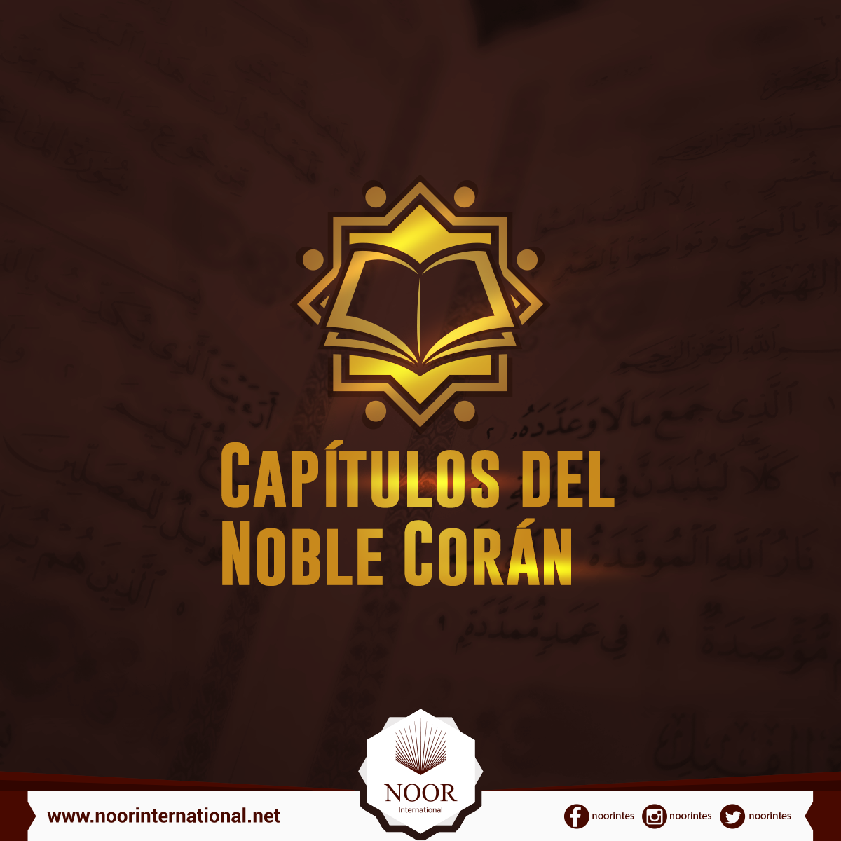 Capítulos del Noble Corán