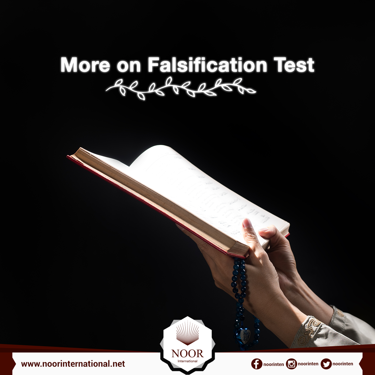 More on Falsification Test