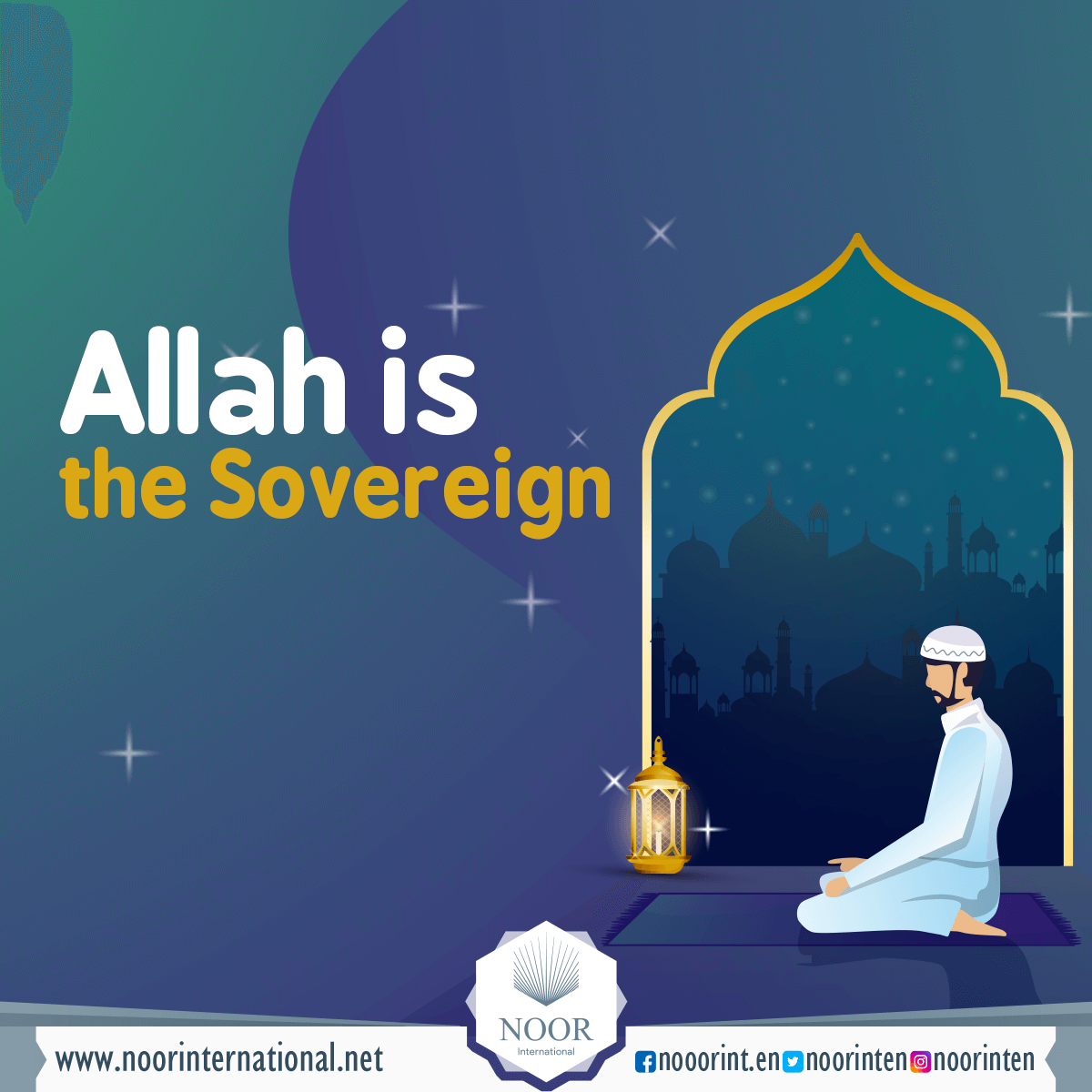 Allah is the Sovereign