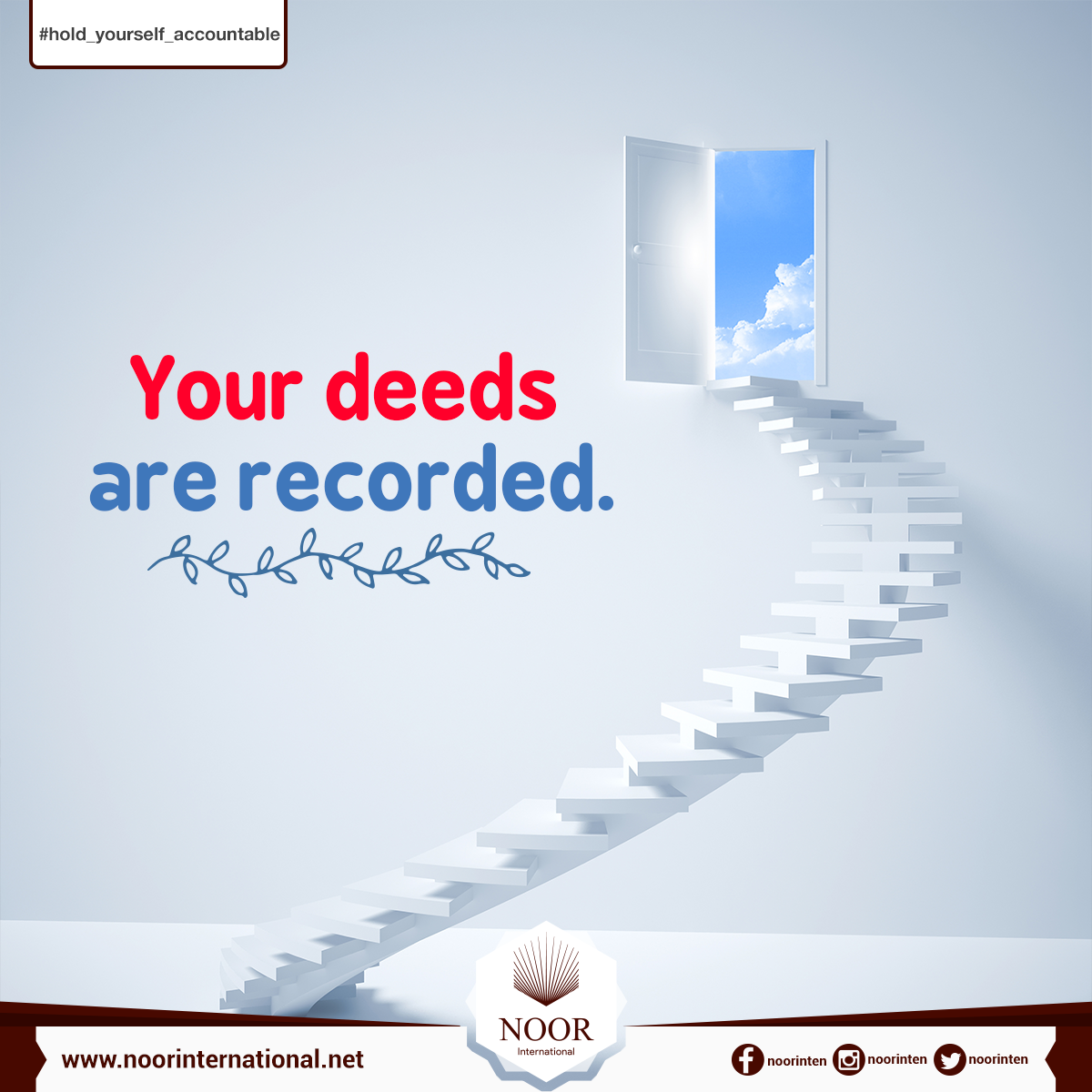 Your deeds are recorded