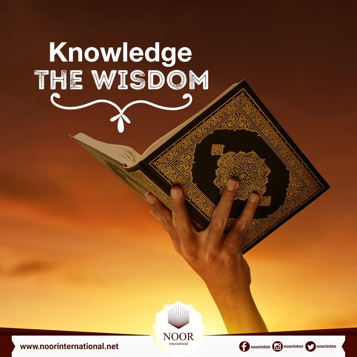 Knowledge … the wisdom