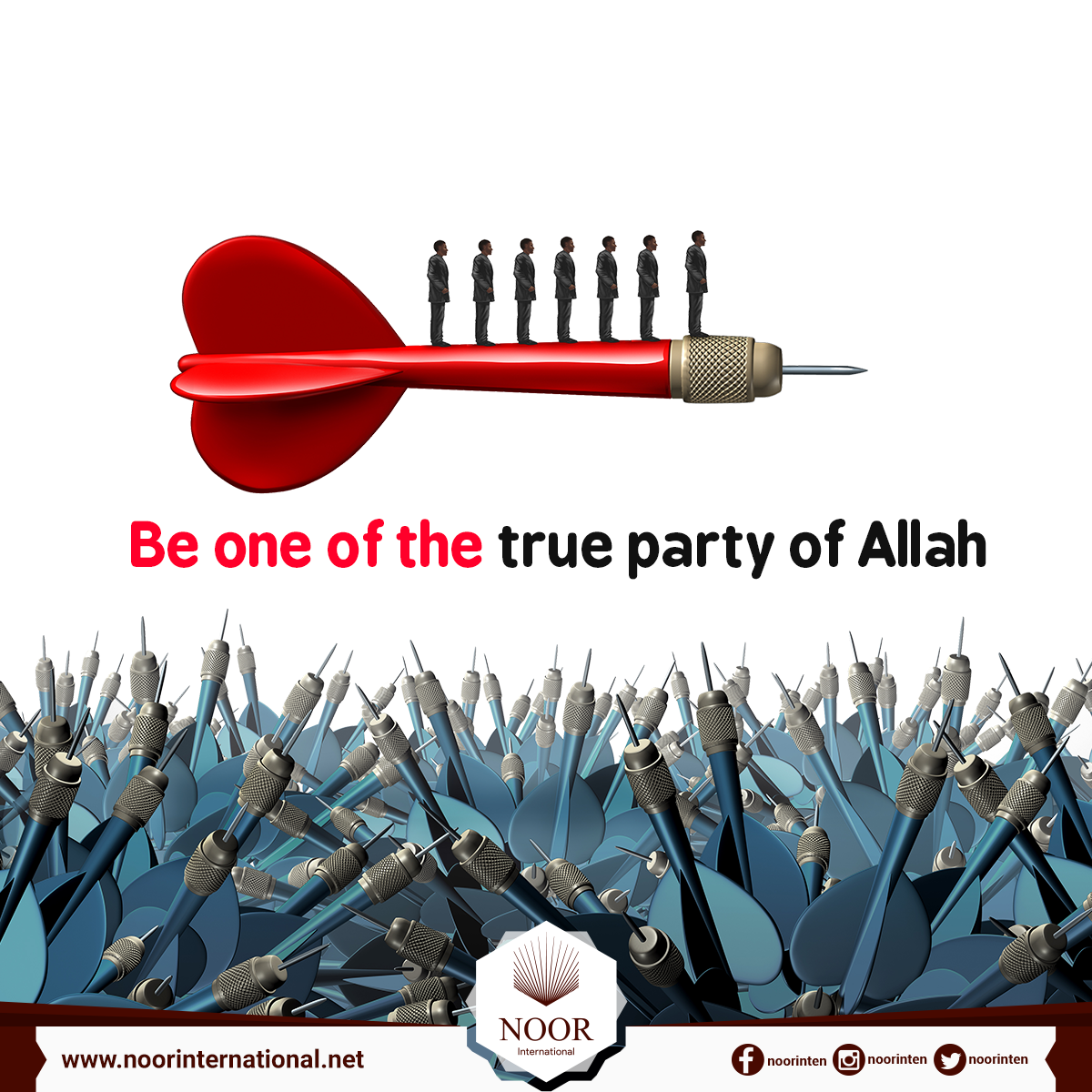 Be one of the true party of Allah