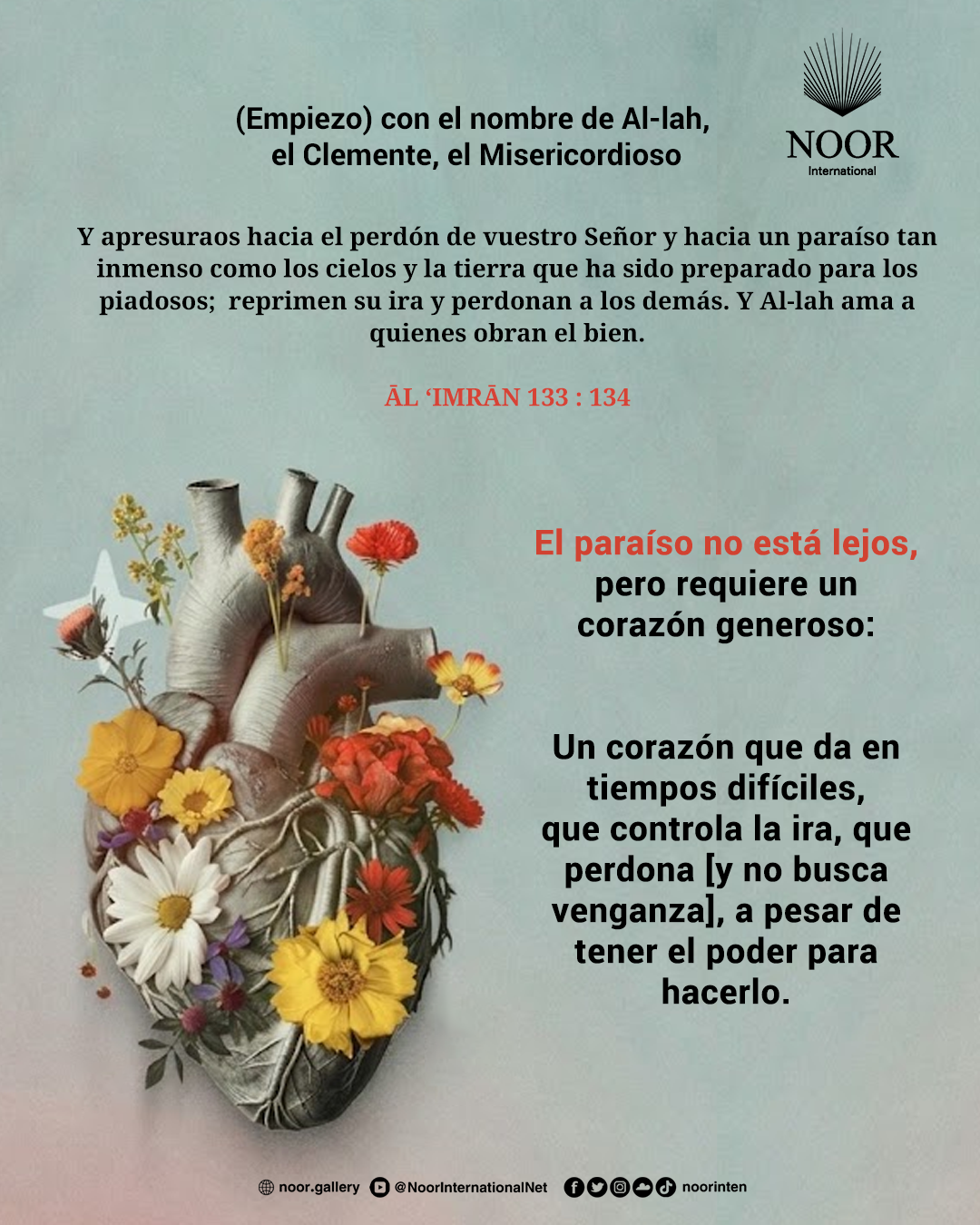 El paraíso no está lejos, pero requiere un corazón generoso: