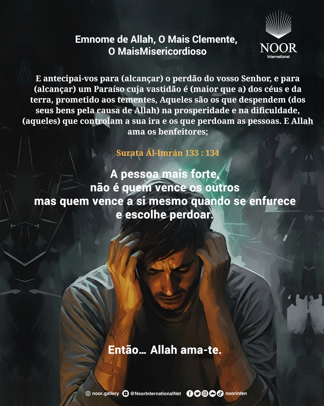 A pessoa mais forte, não é quem vence os outros mas quem vence a si mesmo
