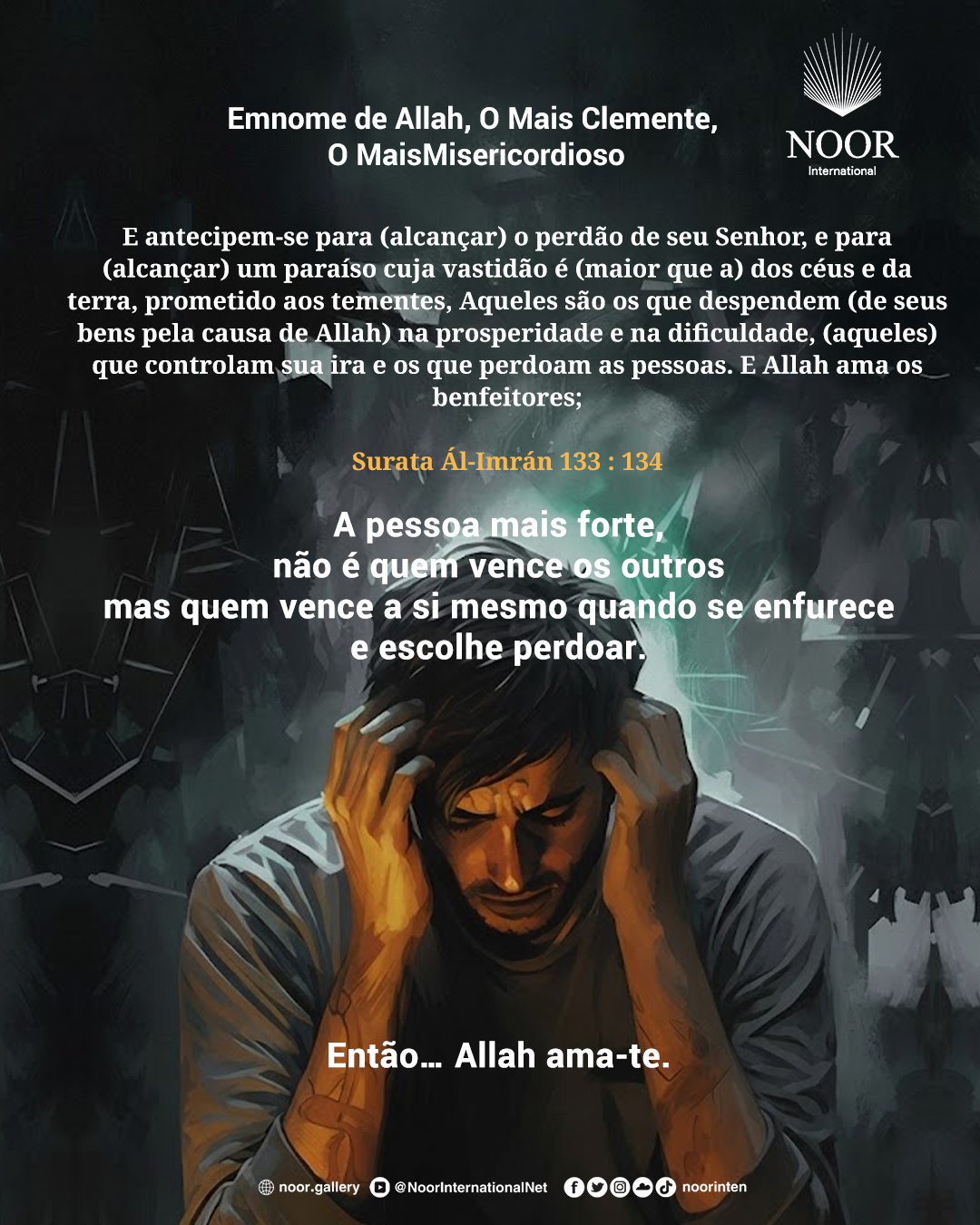 A pessoa mais forte, não é quem vence os outros mas quem vence a si mesmo