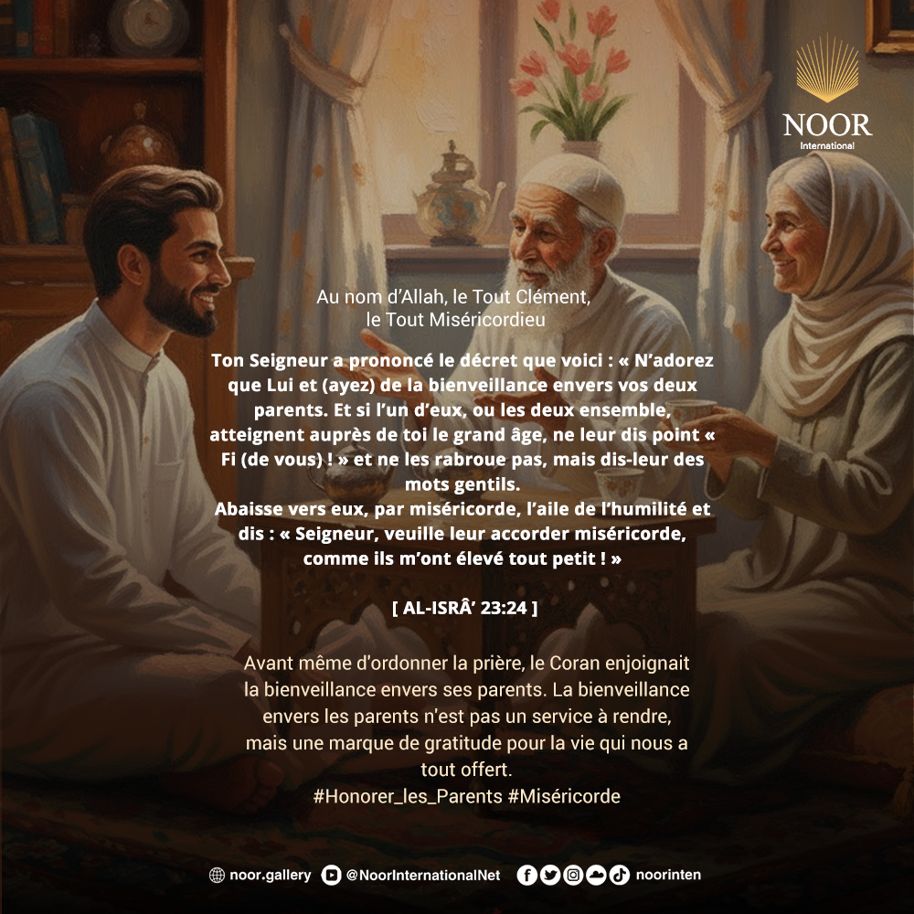 Avant même d'ordonner la prière, le Coran enjoignait la bienveillance."