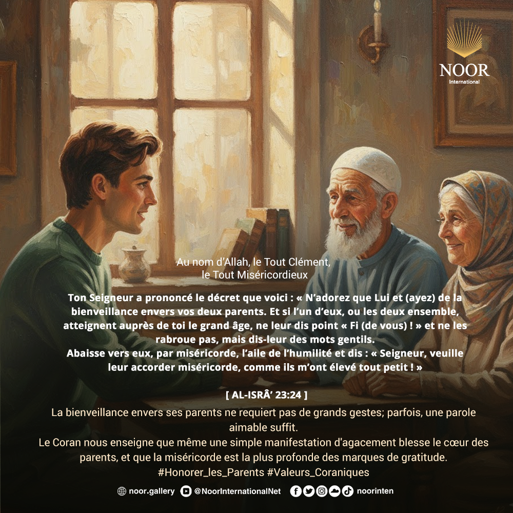 La bienveillance envers ses parents ne requiert pas de grands gestes;"