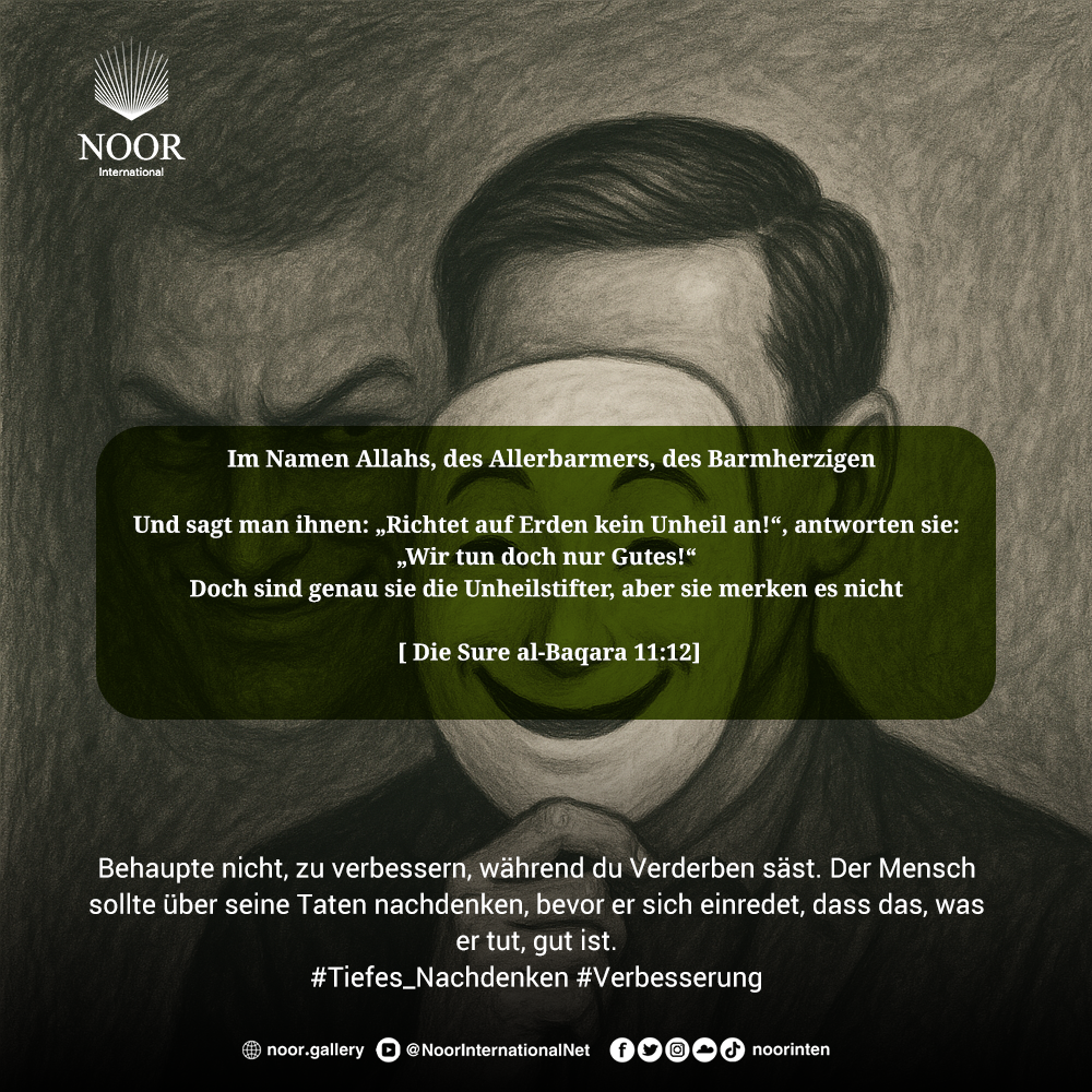 ​Die Neigung kann ein Grund für die Irreführung sein, also vergiss."