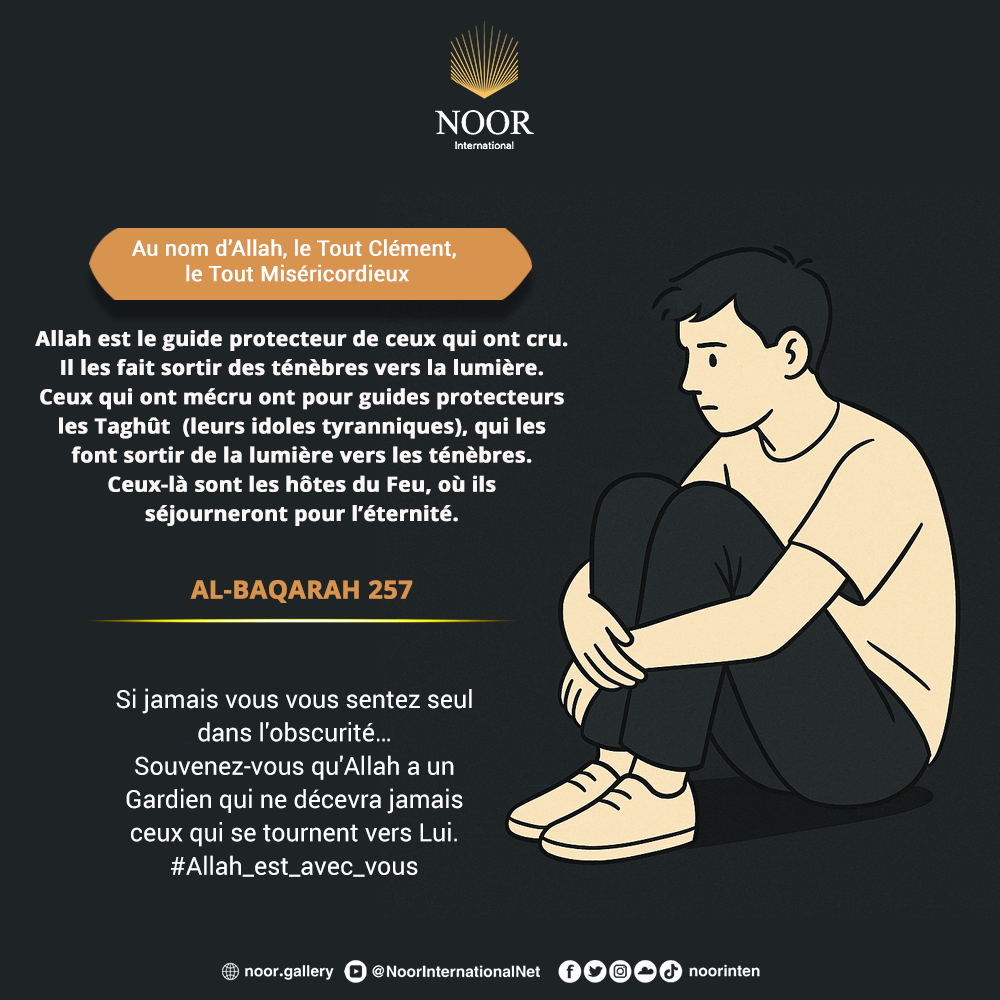 ​Si jamais vous vous sentez seul dans l'obscurité…