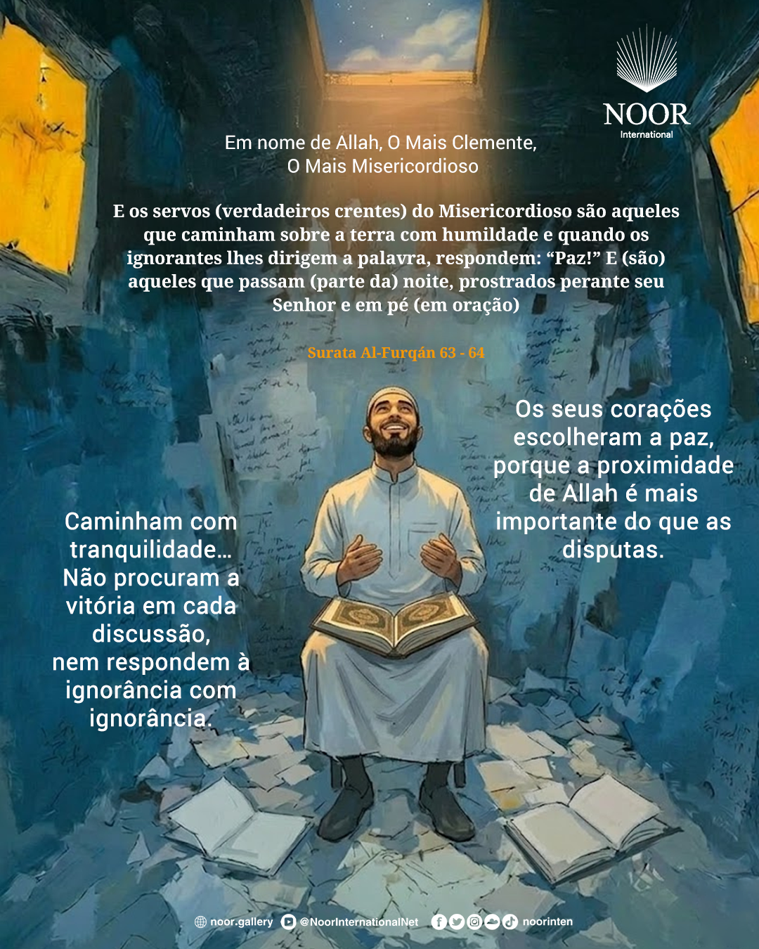 Caminham com tranquilidade…
