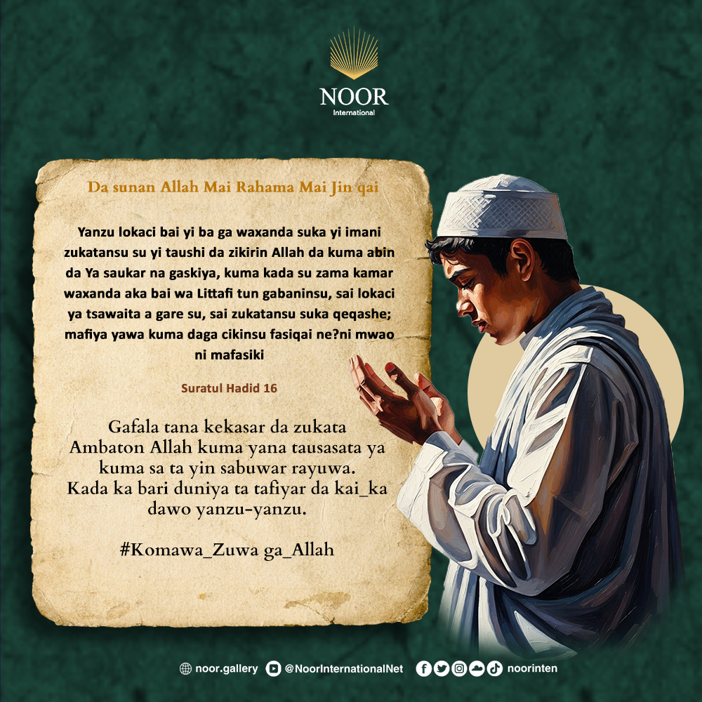 Gafala tana kekasar da zukata."