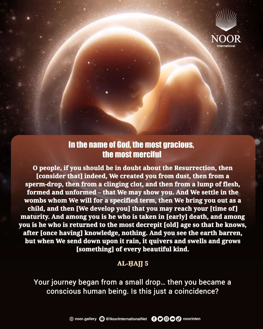 Your journey began from a small drop…