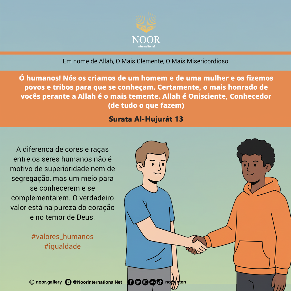 O verdadeiro inimigo não é quem te confronta neste mundo,"