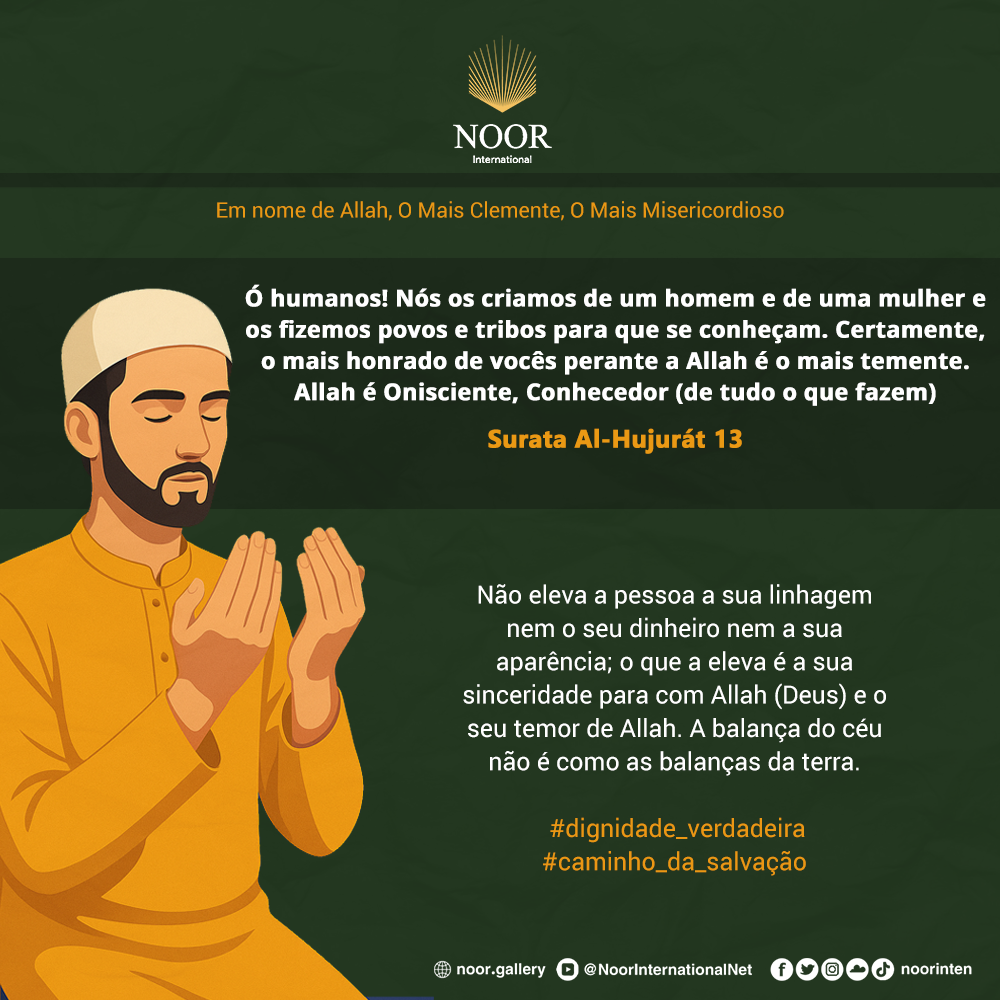 O verdadeiro inimigo não é quem te confronta neste mundo,"