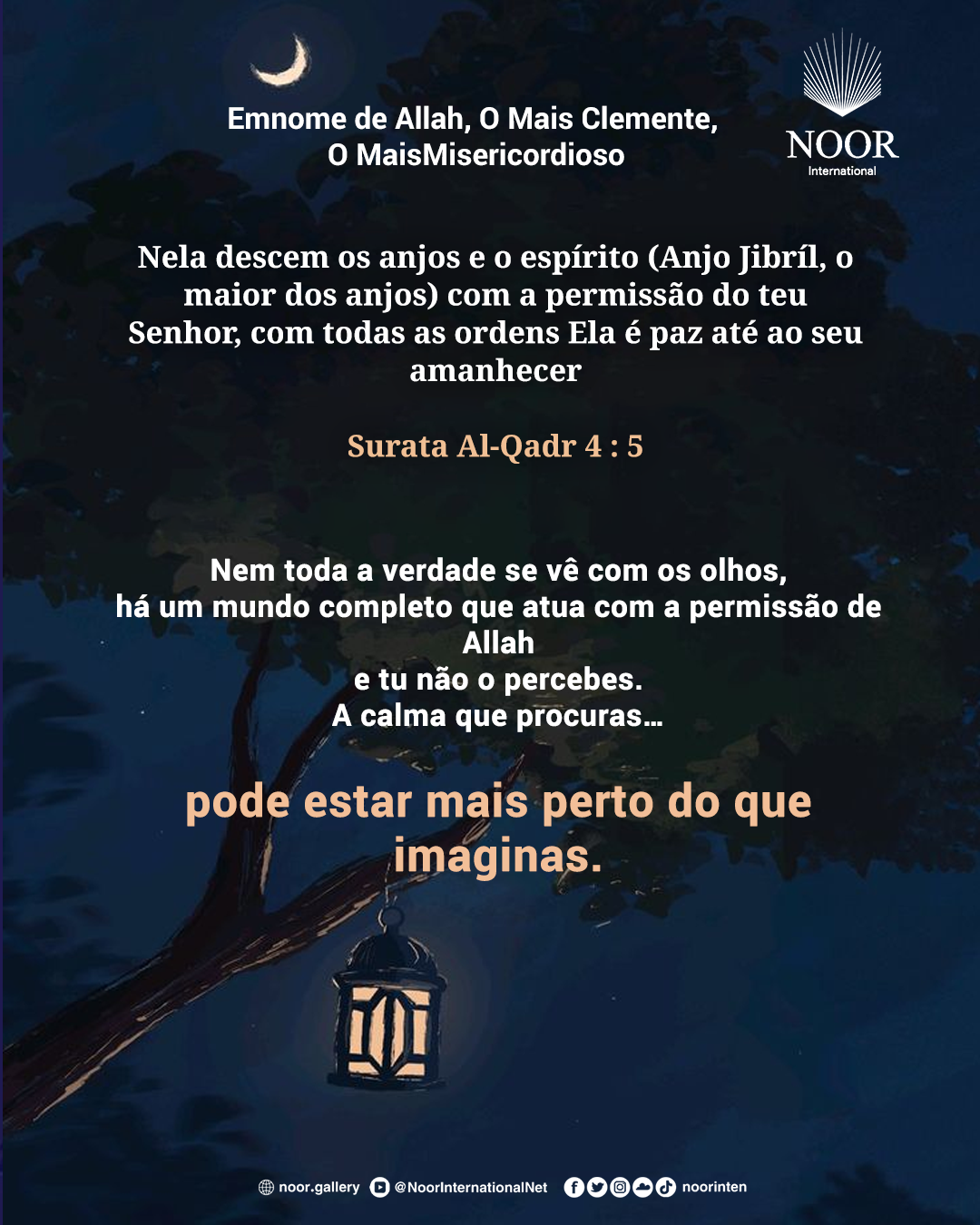 Nem toda a verdade se vê com os olhos, há um mundo completo que atua com a permissão