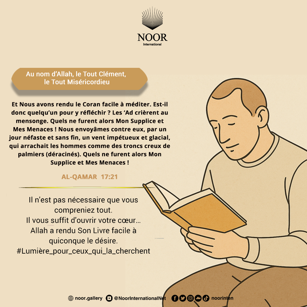 Il n'est pas nécessaire que vous compreniez tout.