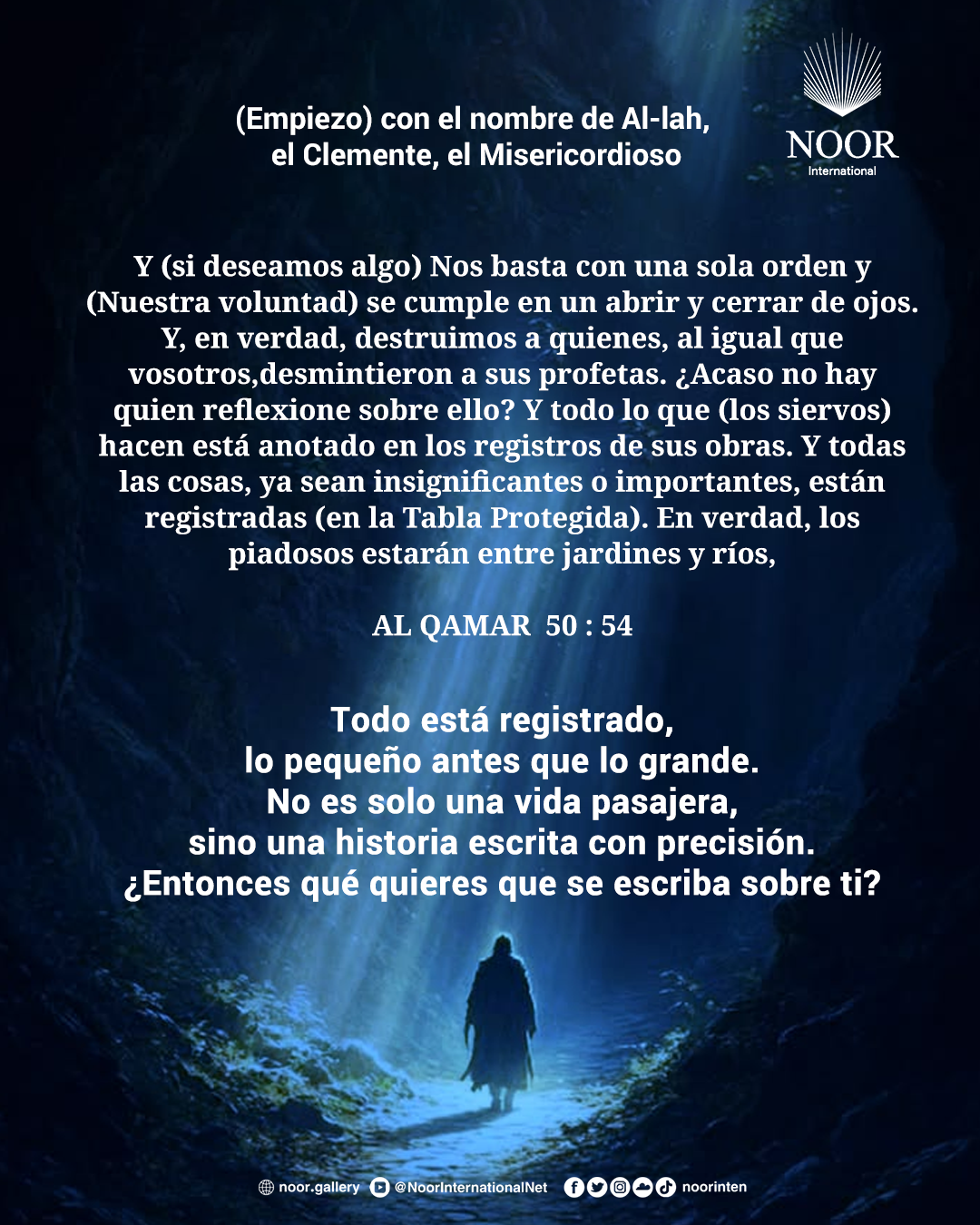 Todo está registrado, lo pequeño antes que lo grande.