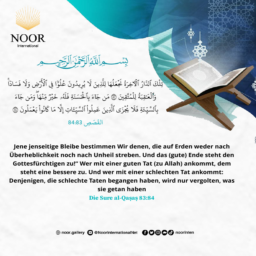 ​Jene jenseitige Bleibe bestimmen Wir denen,"