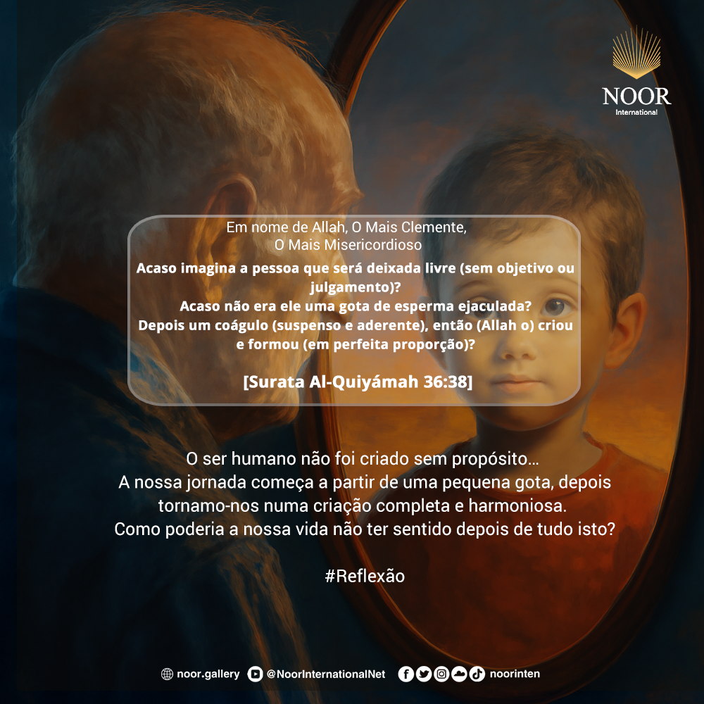 O ser humano não foi criado sem propósito…