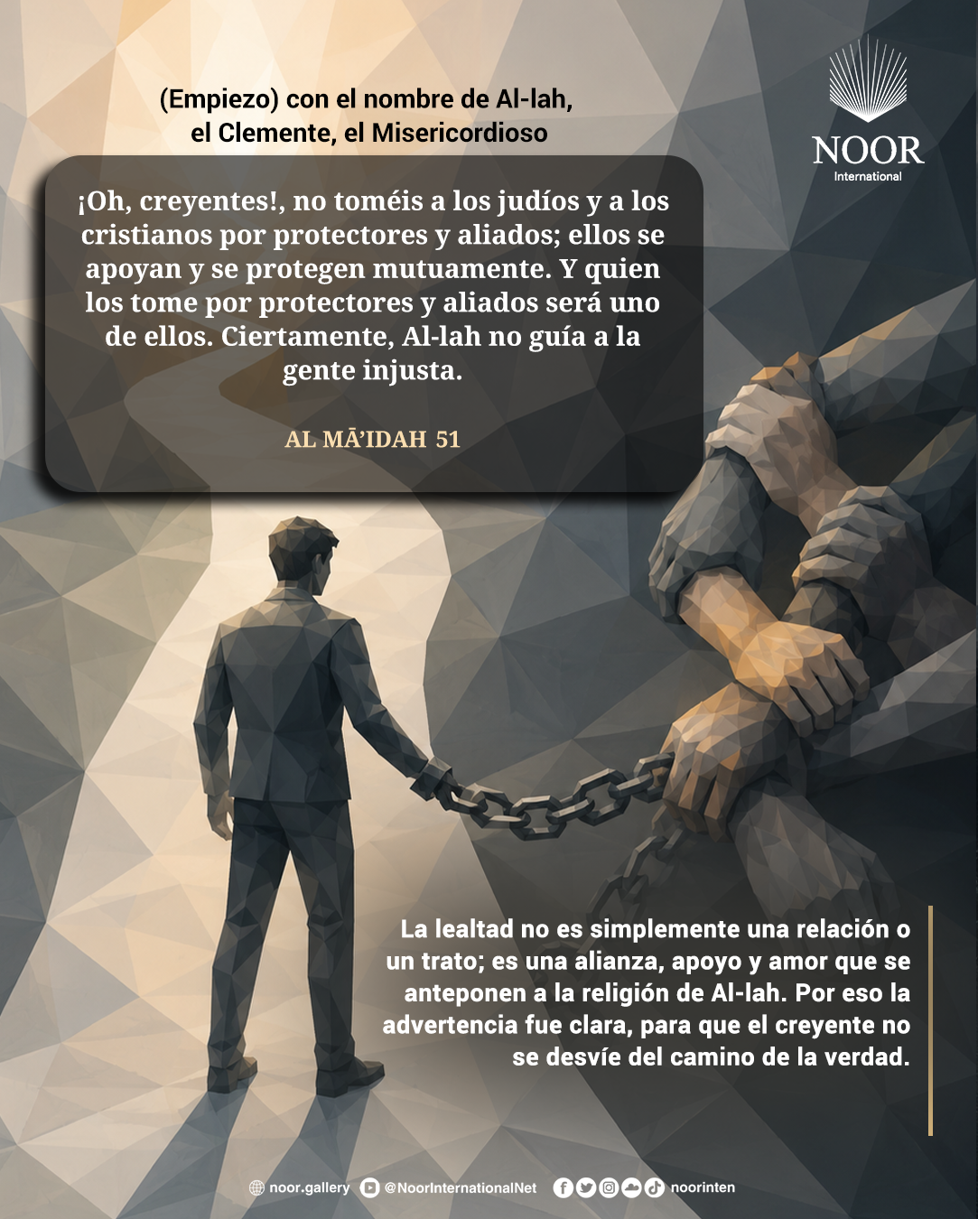 La lealtad no es simplemente una relación o un trato; es una alianza,