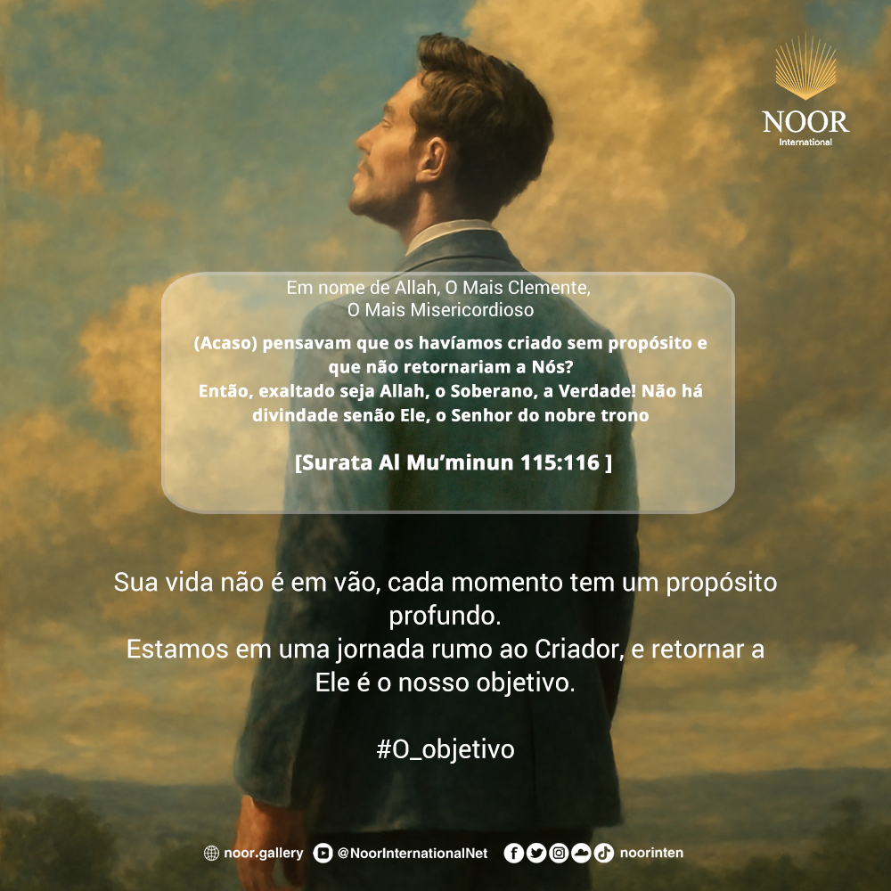 Sua vida não é em vão, cada momento tem um propósito profundo."