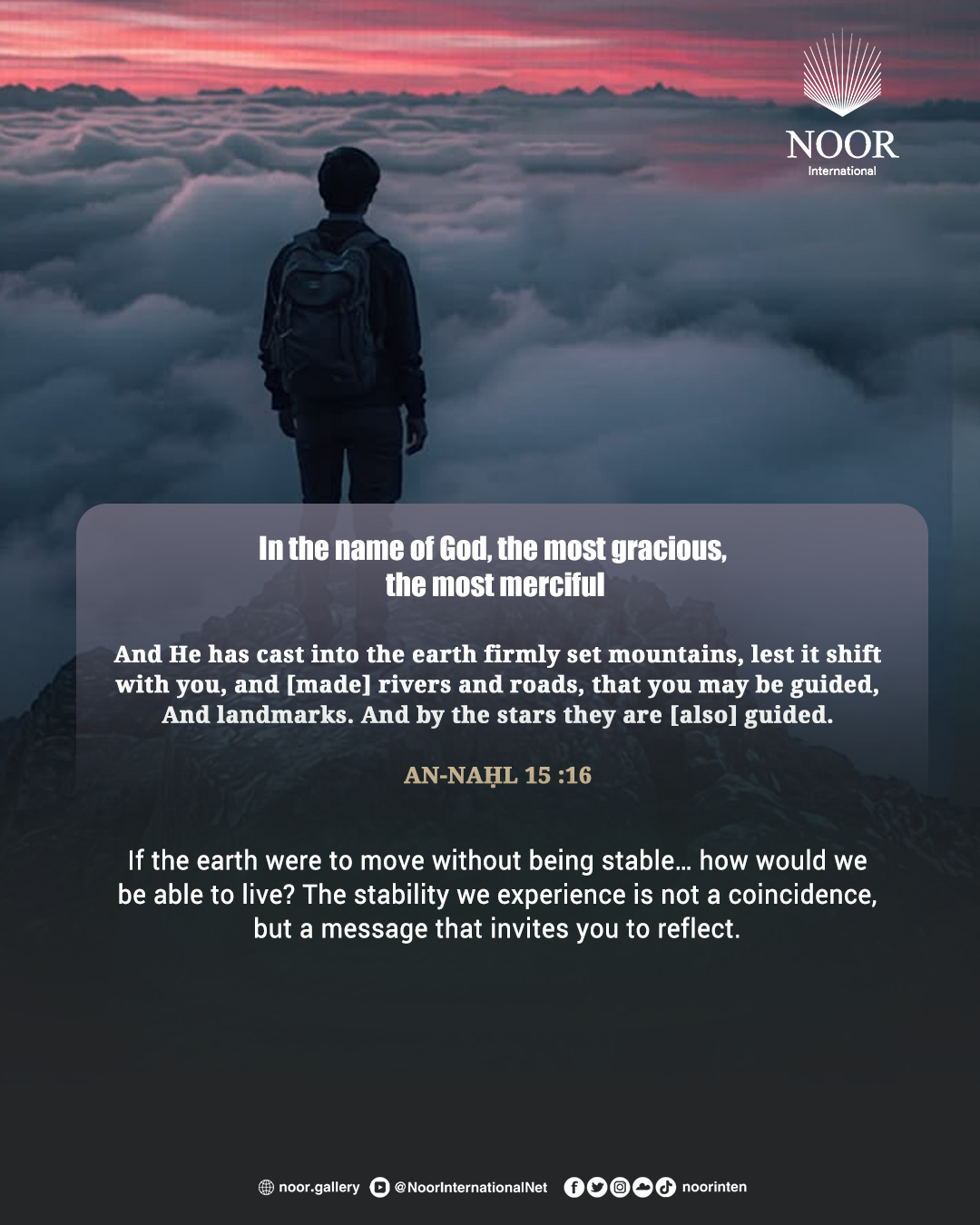 If the earth were to move without being stable…