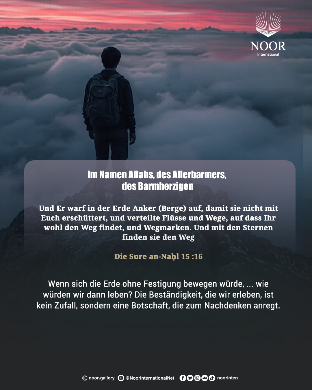 Reflexionen, die zum Glauben führen