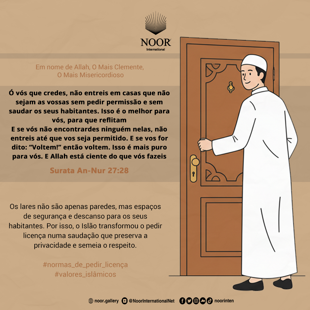 Pedir licença não é apenas uma etiqueta social,"