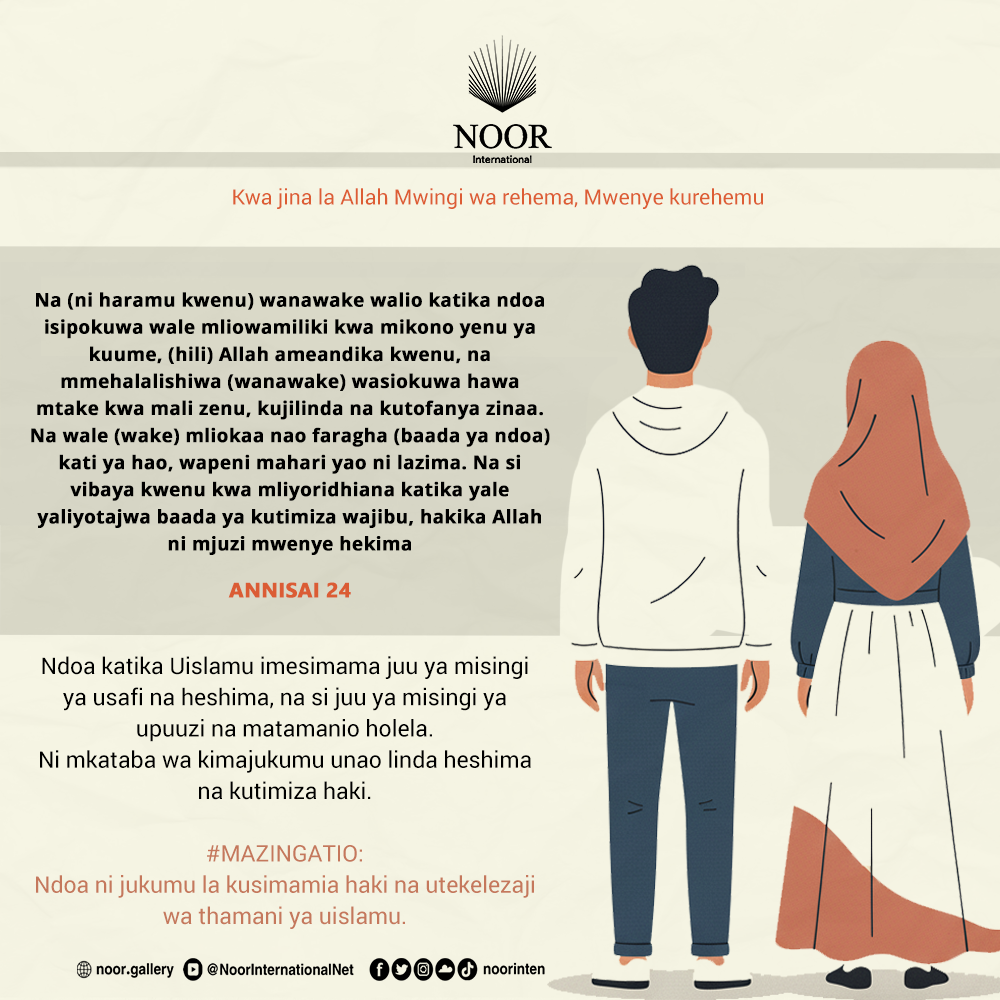 Thamani za Qur’ani Zinazong’aza Njia