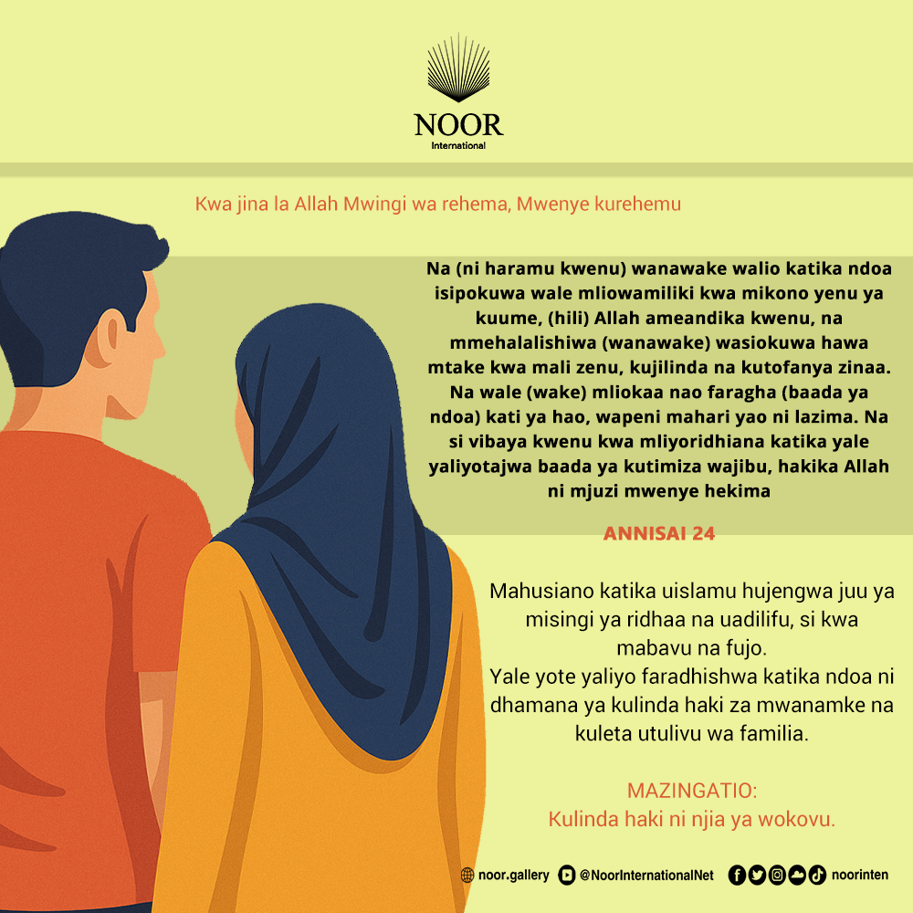 Thamani za Qur’ani Zinazong’aza Njia