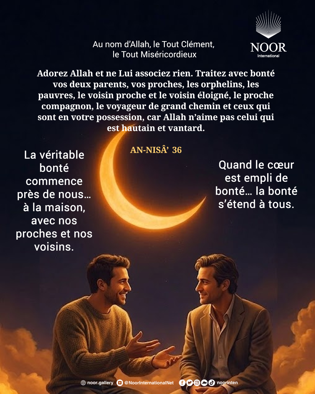 La véritable bonté commence près de nous…
