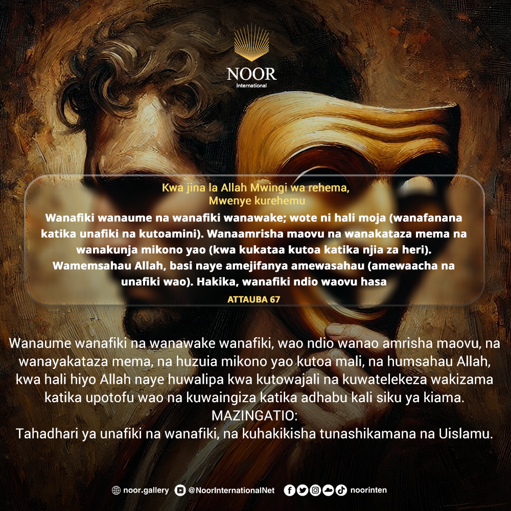 Allah hawalazimishi watu kuamini, bali amewaacha