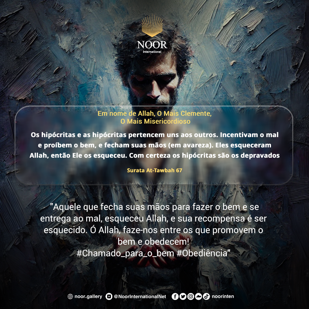 "Aquele que fecha suas mãos para fazer o bem