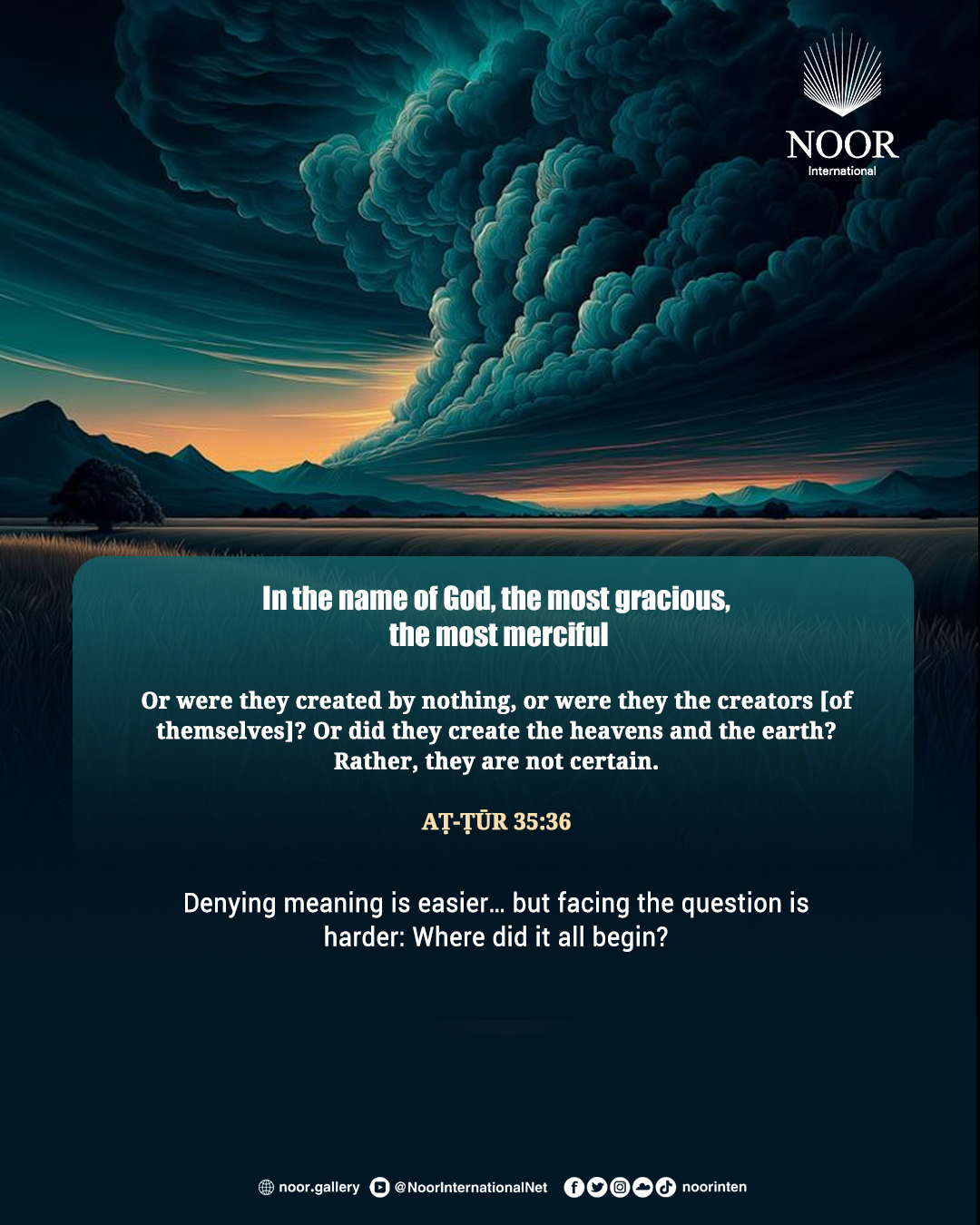 Denying meaning is easier… but facing the question is harder