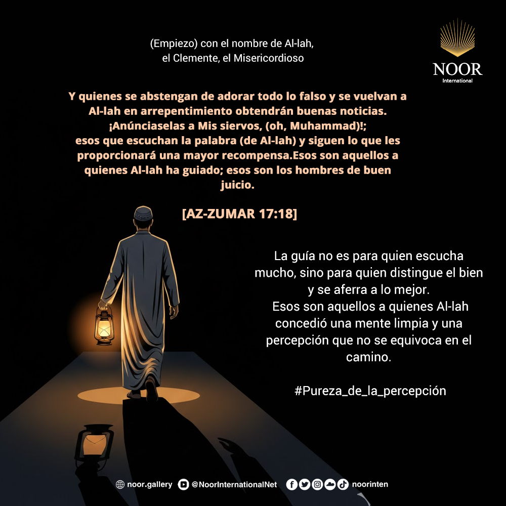 La guía no es para quien escucha mucho, sino para quien distingue."