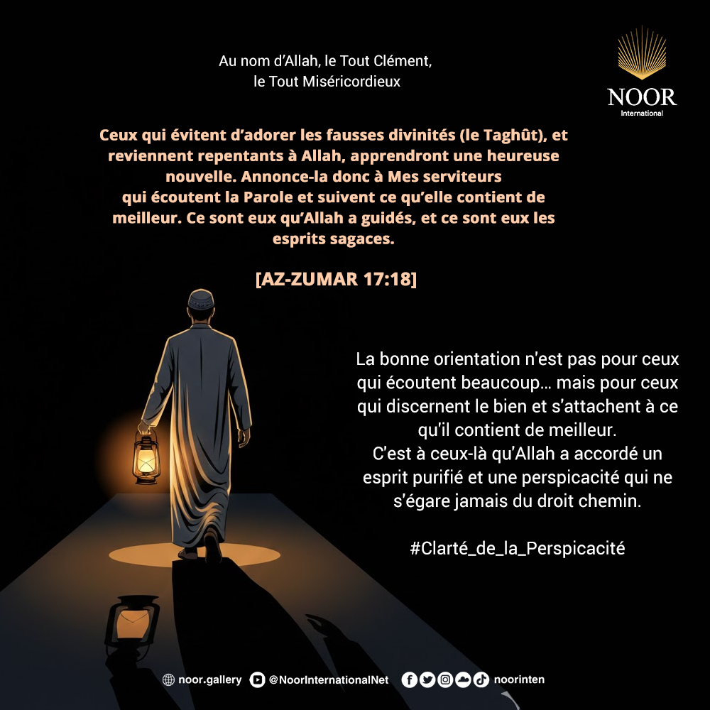 La bonne orientation n'est pas pour ceux qui écoutent beaucoup…