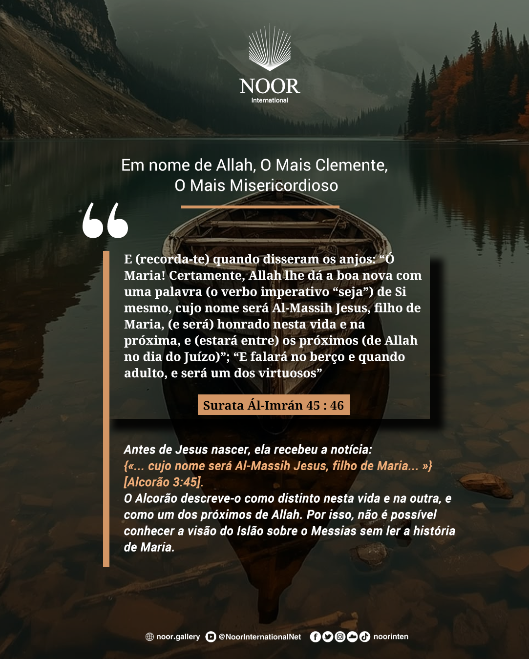 ​Antes de Jesus nascer, ela recebeu a notícia:"