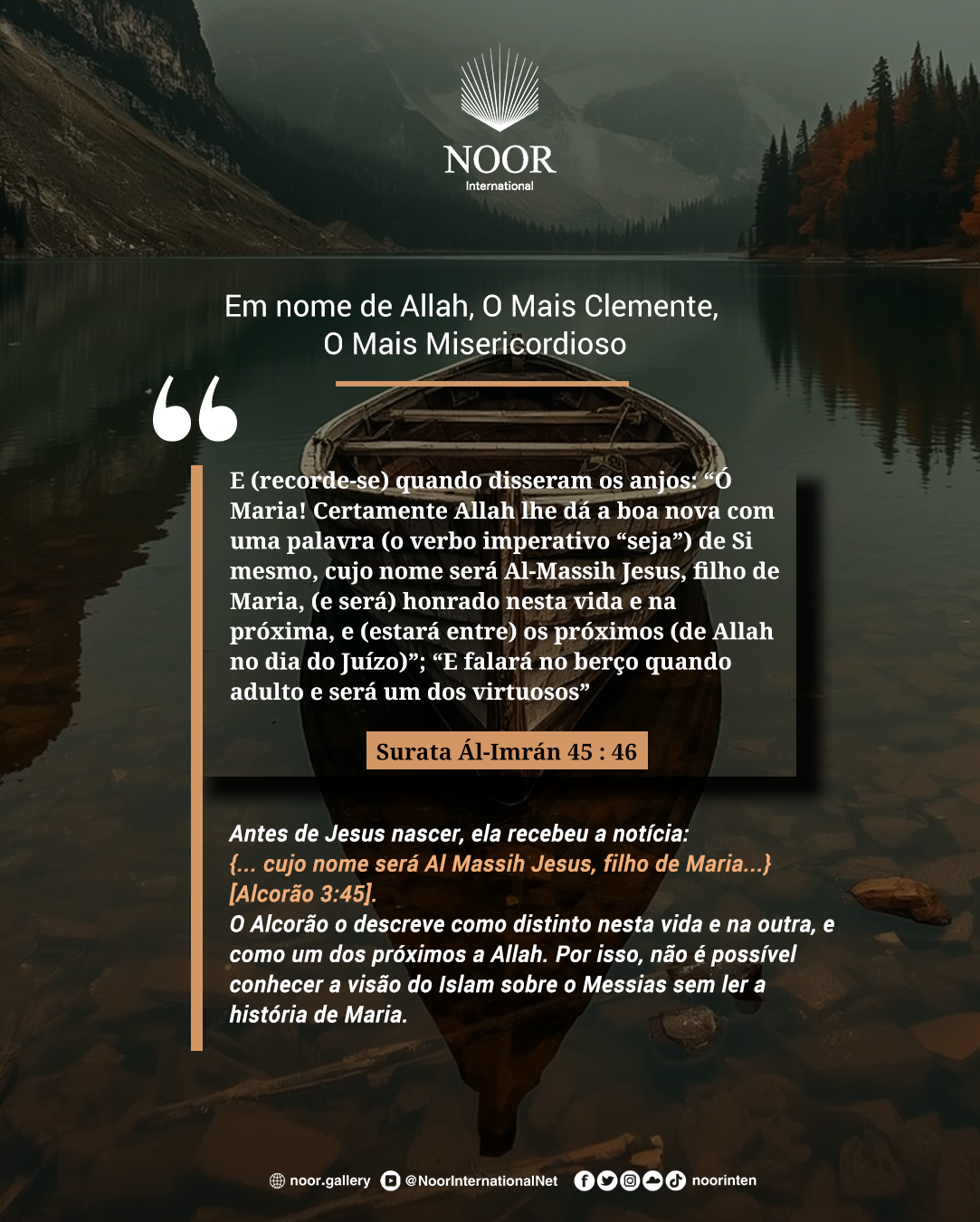 ​Antes de Jesus nascer, ela recebeu a notícia:"