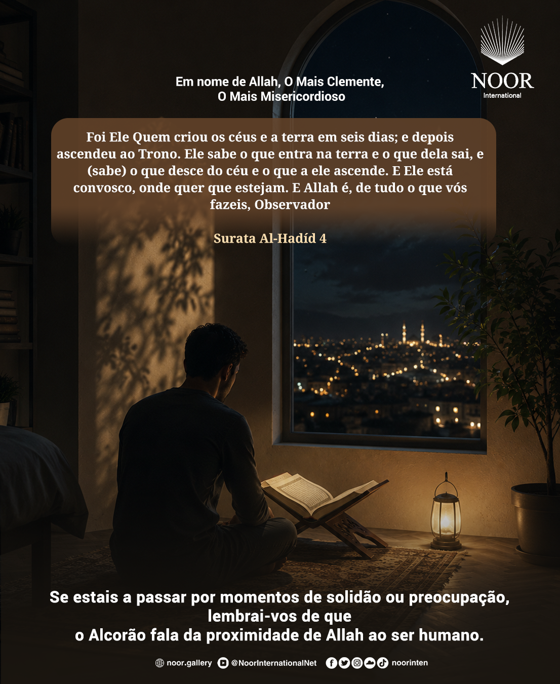 Se estais a passar por momentos de solidão