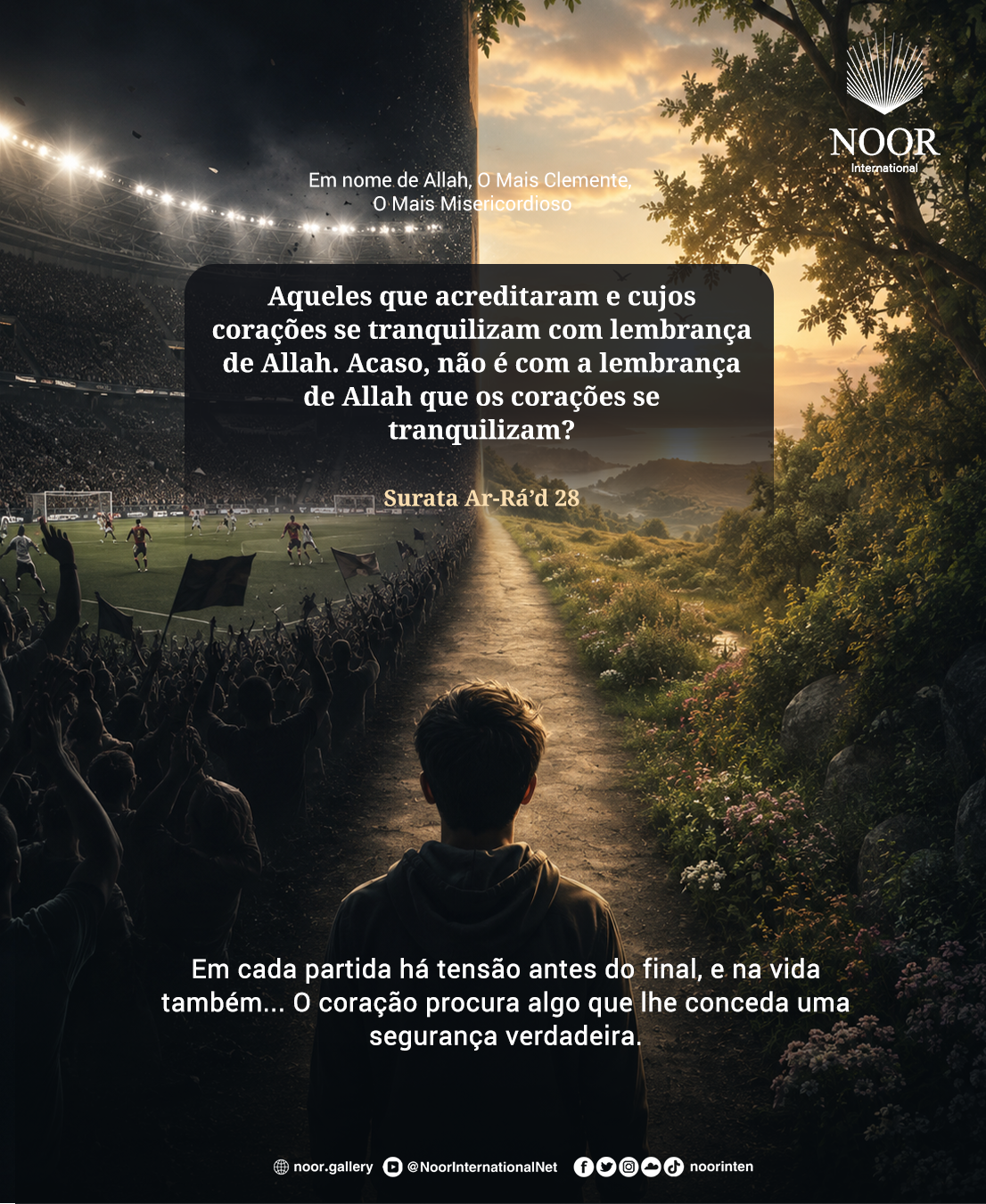 Em cada partida há tensão antes do final