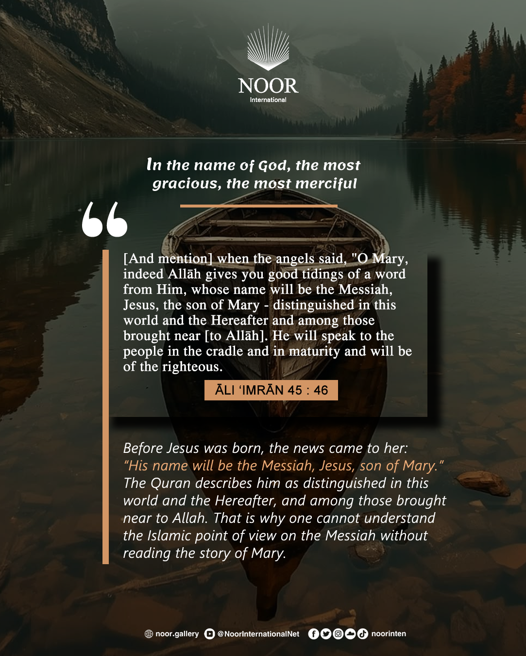 ​Before Jesus was born, the news came to her: "
