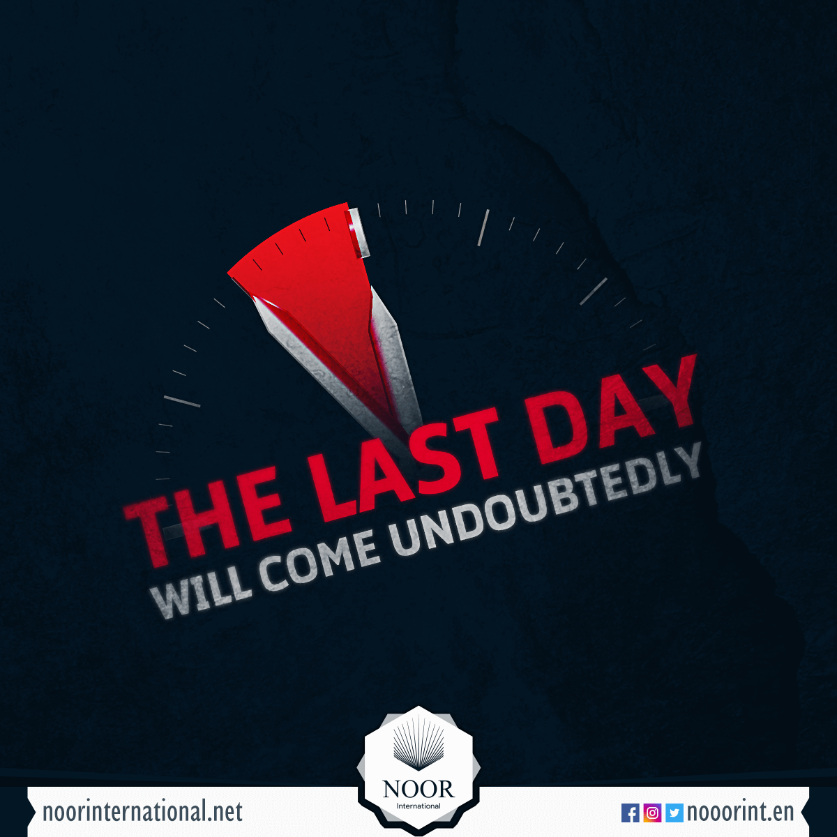 The last day will come undoubtedly