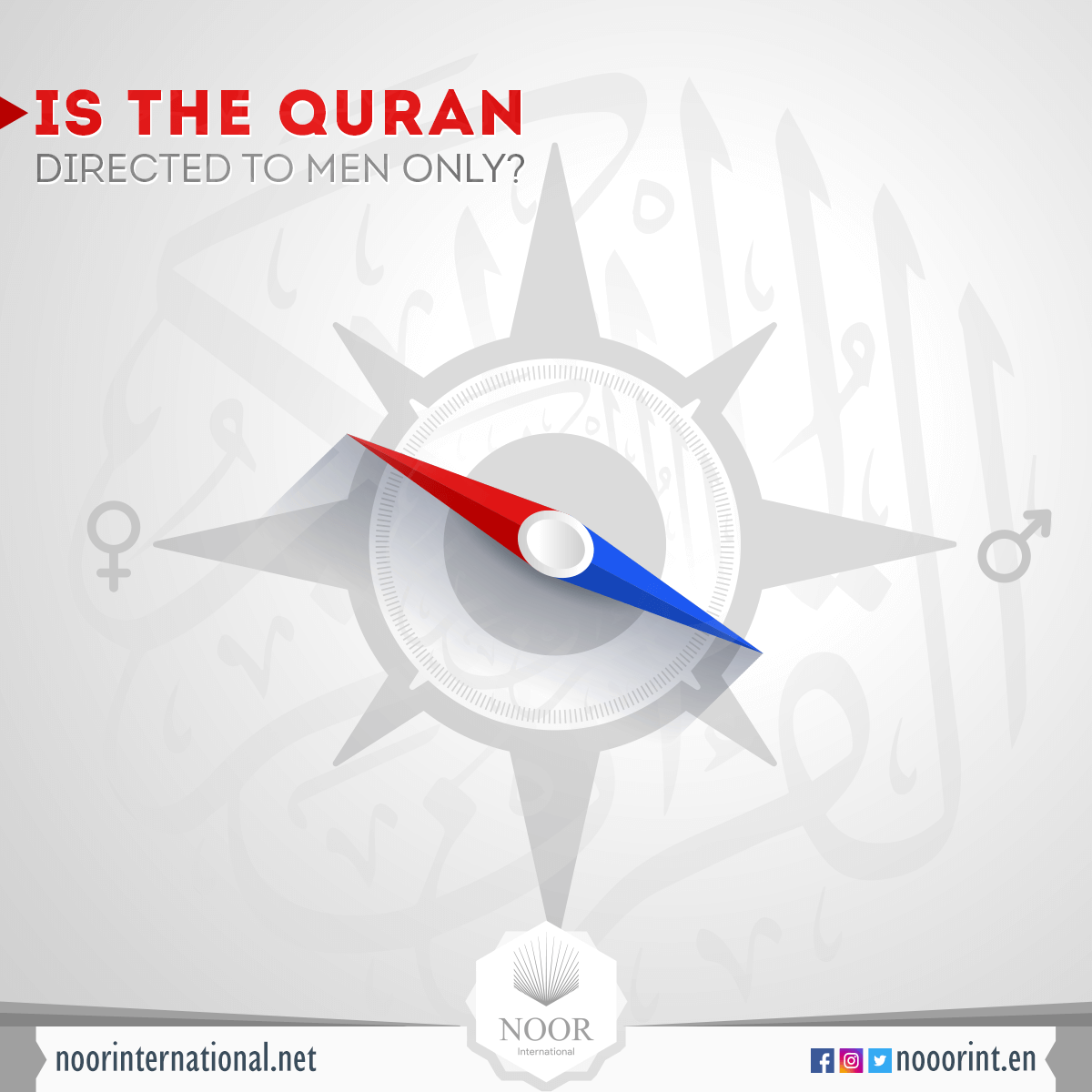 Is the Quran directed to men only.